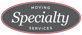 A moving specialist services logo